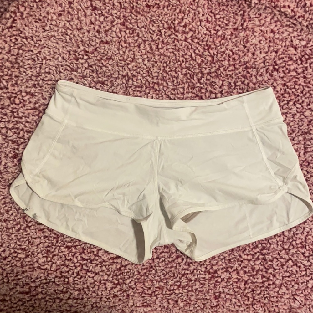 lululemon white shorts
